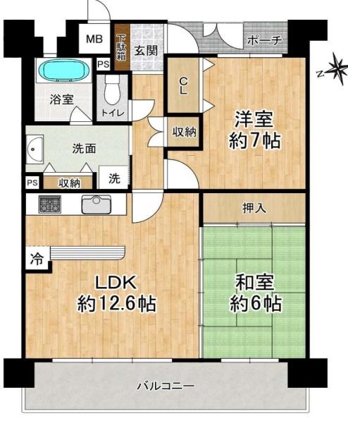 クラウンハイム上町台セントラルラ・カーサ