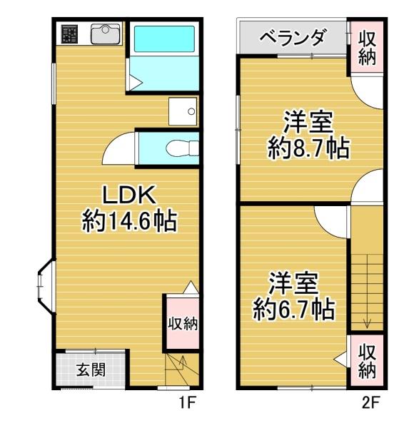 大阪市生野区桃谷4丁目　中古テラスハウス