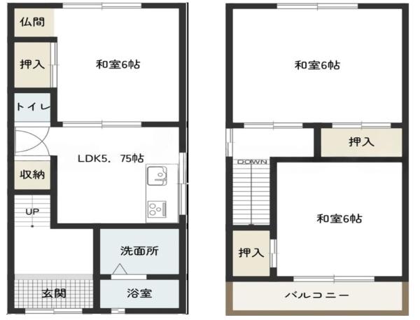 大阪市生野区中川西1丁目　中古戸建