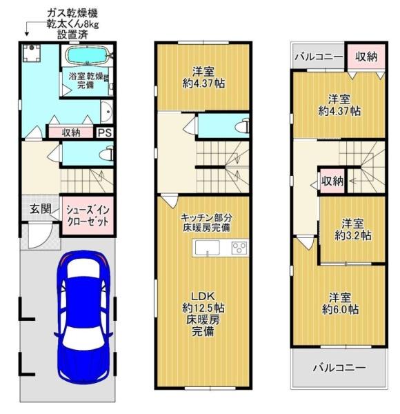 大阪市平野区平野本町3丁目　新築戸建
