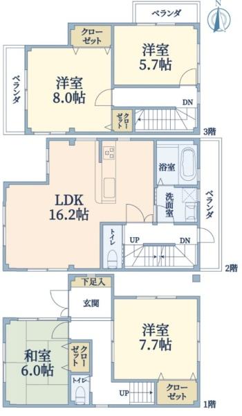 大阪市住之江区西加賀屋3丁目　中古戸建
