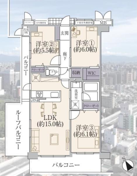 南海シティハイツ桑津