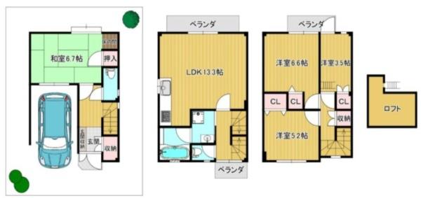 大阪市阿倍野区天王寺町北1丁目　中古戸建