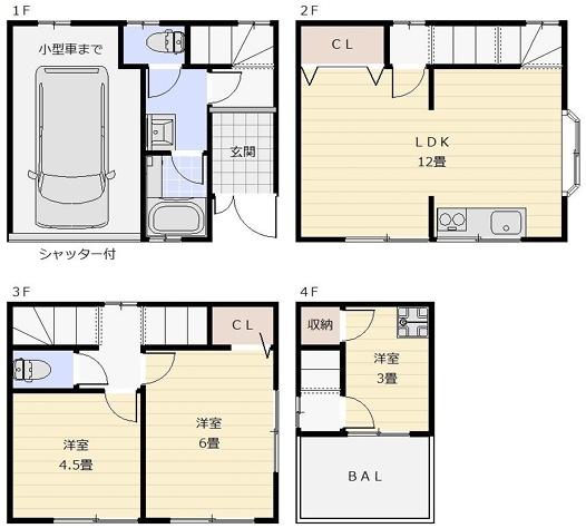 大阪市東住吉区西今川4丁目　中古戸建