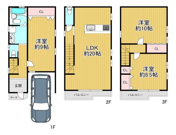 大阪市住之江区浜口西１丁目の中古一戸建て