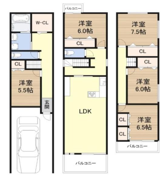 大阪市平野区平野東1丁目　中古戸建