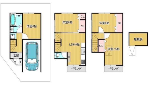 大阪市住之江区御崎２丁目の中古一戸建て