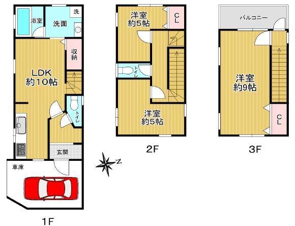 大阪市生野区勝山南1丁目　中古戸建