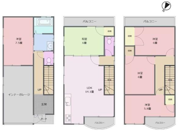 大阪市住吉区大領4丁目 中古戸建