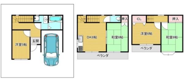 大阪市西成区千本北2丁目　中古戸建