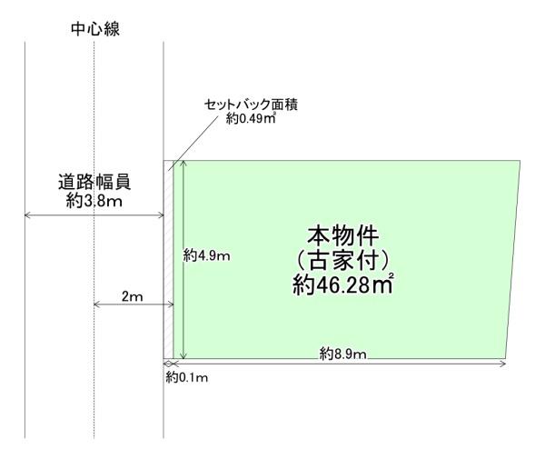 大阪市平野区平野東1丁目　古家付き　売土地