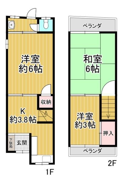 大阪市平野区喜連3丁目　中古テラスハウス