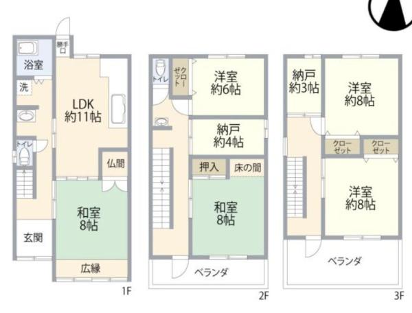 大阪市平野区長吉川辺1丁目　中古戸建