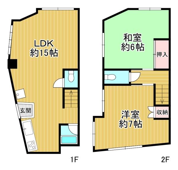 大阪市東成区中道２丁目の中古一戸建て
