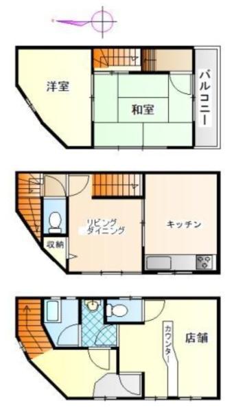 大阪市住吉区苅田4丁目 店舗付き中古戸建