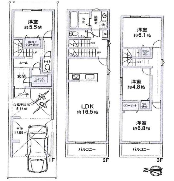 大阪市東住吉区田辺4丁目　B号地　売土地