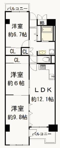 近鉄南港ガーデンハイツ23号棟