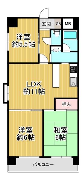 朝日プラザ岸里3