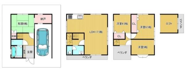 大阪市住吉区万代6丁目 中古戸建