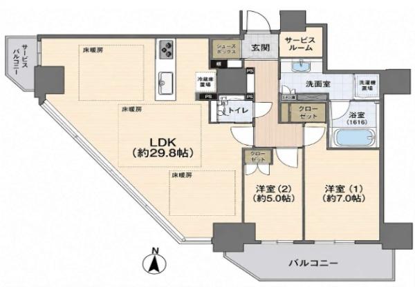 リバーガーデンタワー上町台筆ヶ崎