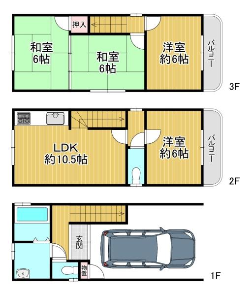 大阪市淀川区加島２丁目の中古一戸建て