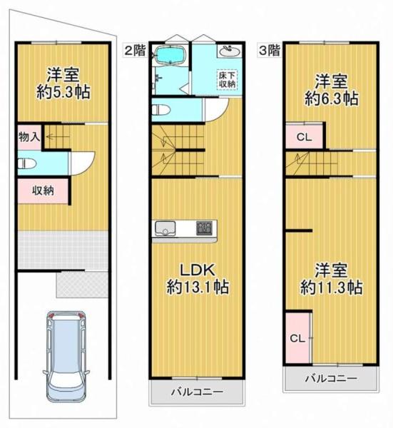 大阪市住之江区南加賀屋4丁目　中古戸建