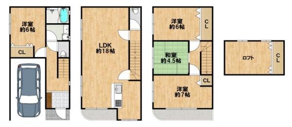 大阪市住吉区山之内3丁目　中古戸建