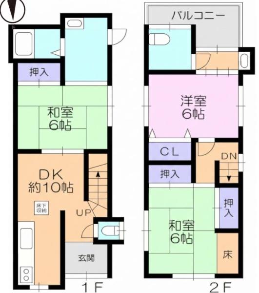 大阪市阿倍野区阪南町1丁目　中古テラスハウス