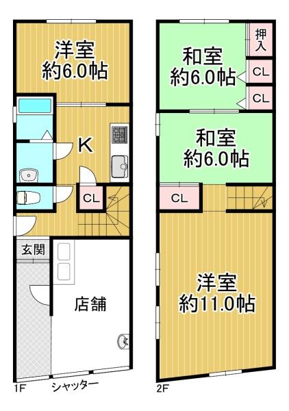 大阪市阿倍野区王子町3丁目　中古テラスハウス