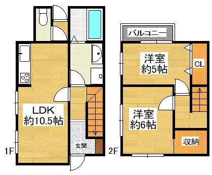 堺市北区百舌鳥本町3丁目　中古テラス