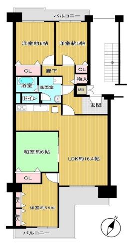 南港コープうしお22号棟