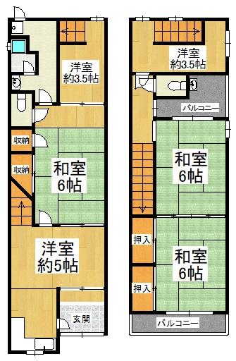 大阪市住之江区粉浜1丁目　中古戸建