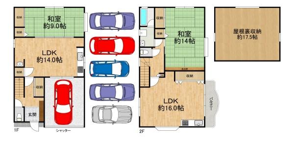 大阪市東成区東中本3丁目　中古戸建
