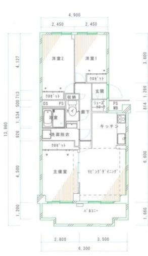 南港フローラルハイツ22号棟