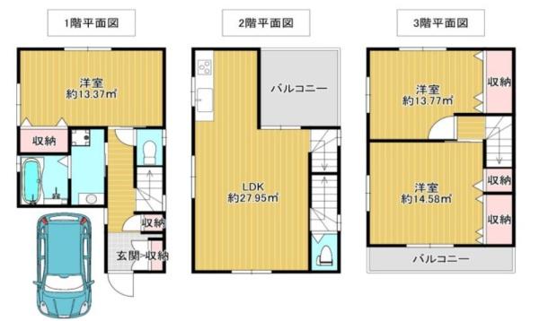 大阪市西成区天下茶屋東1丁目　中古戸建