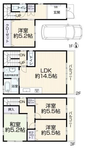 大阪市平野区長吉長原2丁目　中古戸建