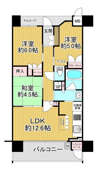 アルス住之江公園　2階部分