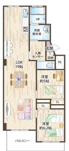 長吉コーポ2号棟