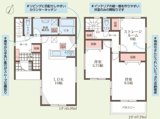 大阪市住吉区庭井1丁目　1号棟　新築戸建