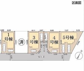 大阪市住吉区庭井1丁目　5号棟　新築戸建