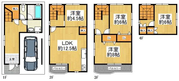 大阪市東住吉区中野1丁目　中古戸建