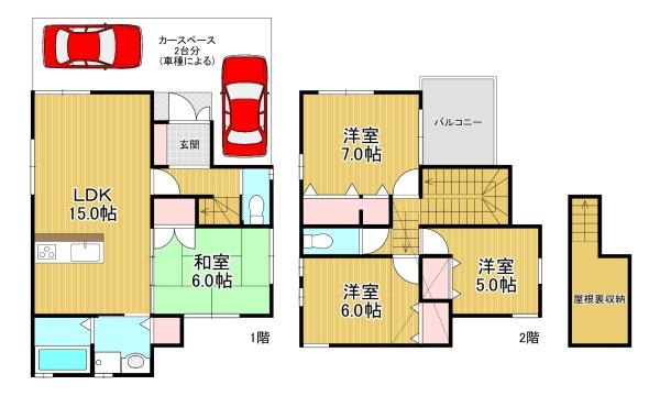 大阪市西淀川区中島１丁目　中古戸建