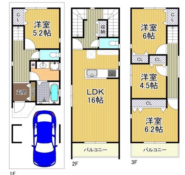 大阪市大正区鶴町１丁目の中古一戸建