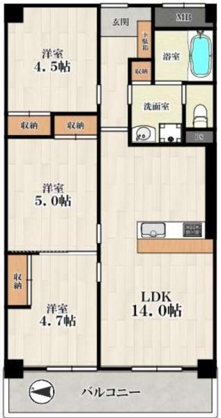 ユニライフ福島AB棟