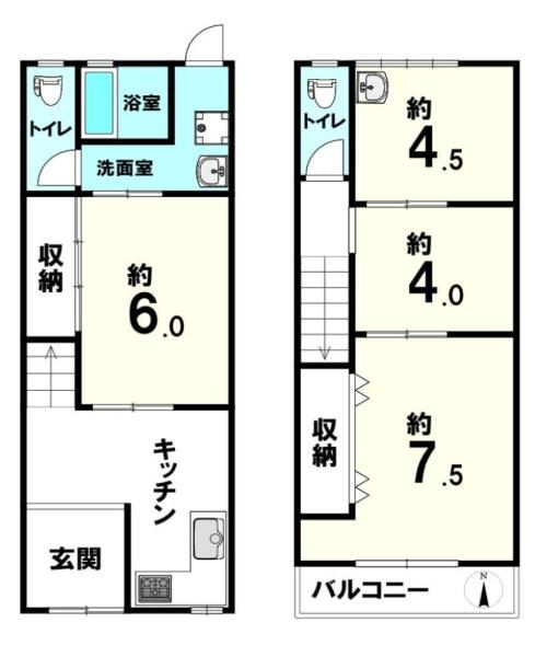 大阪市都島区都島南通２丁目　中古テラス