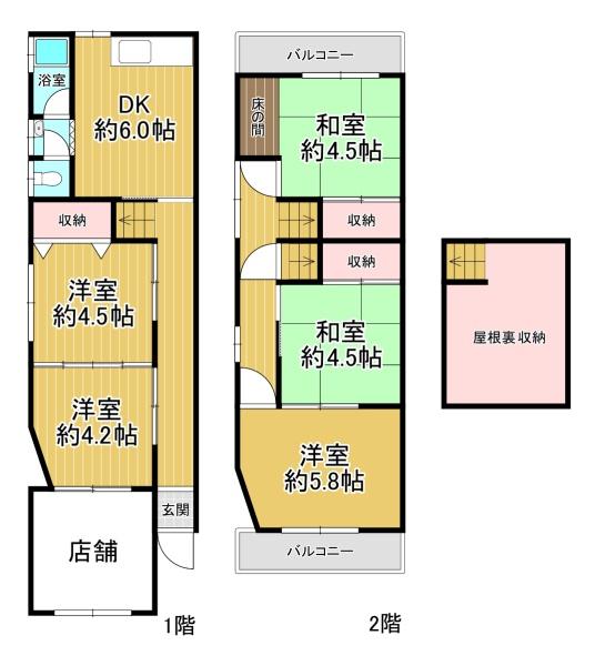 大阪市港区市岡２丁目の中古一戸建