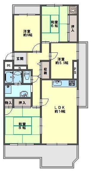 昭和山第２コーポ２号棟