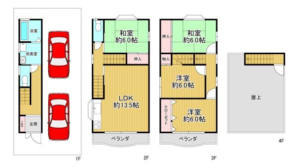 大阪市大正区平尾2丁目　中古戸建