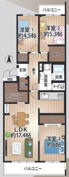 リバーサイドともぶち第1　23号棟