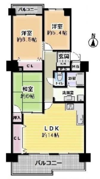 昭和山コーポ2号棟